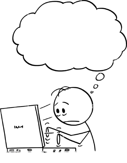 Frustrated Job Seeker Illustration